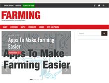 Tablet Screenshot of farmingmagazine.com