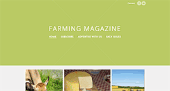 Desktop Screenshot of farmingmagazine.net