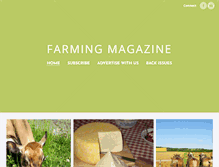 Tablet Screenshot of farmingmagazine.net